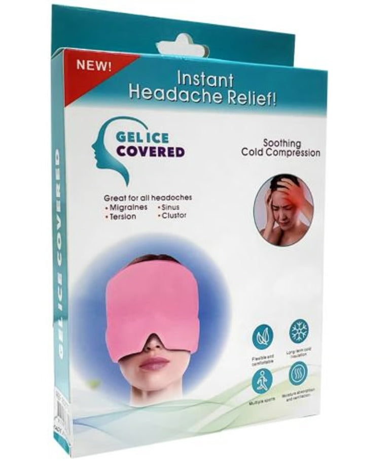 Gorro gel para migraña, dolor de cabeza